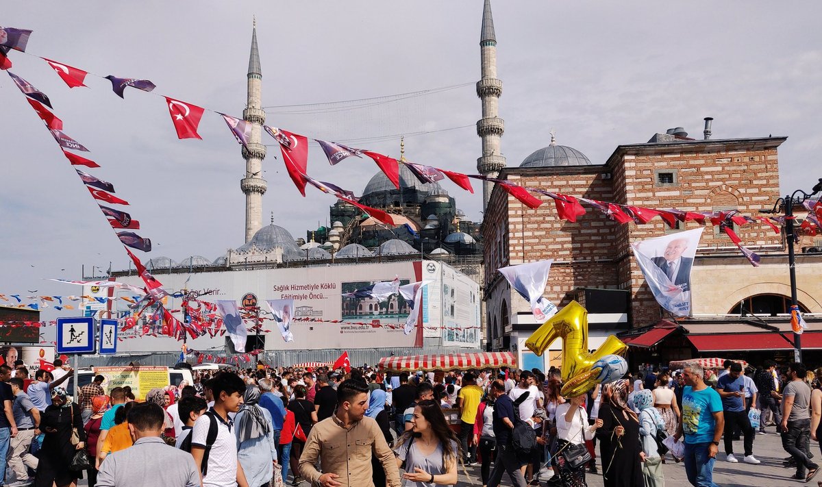 Valimiskampaania Istanbulis