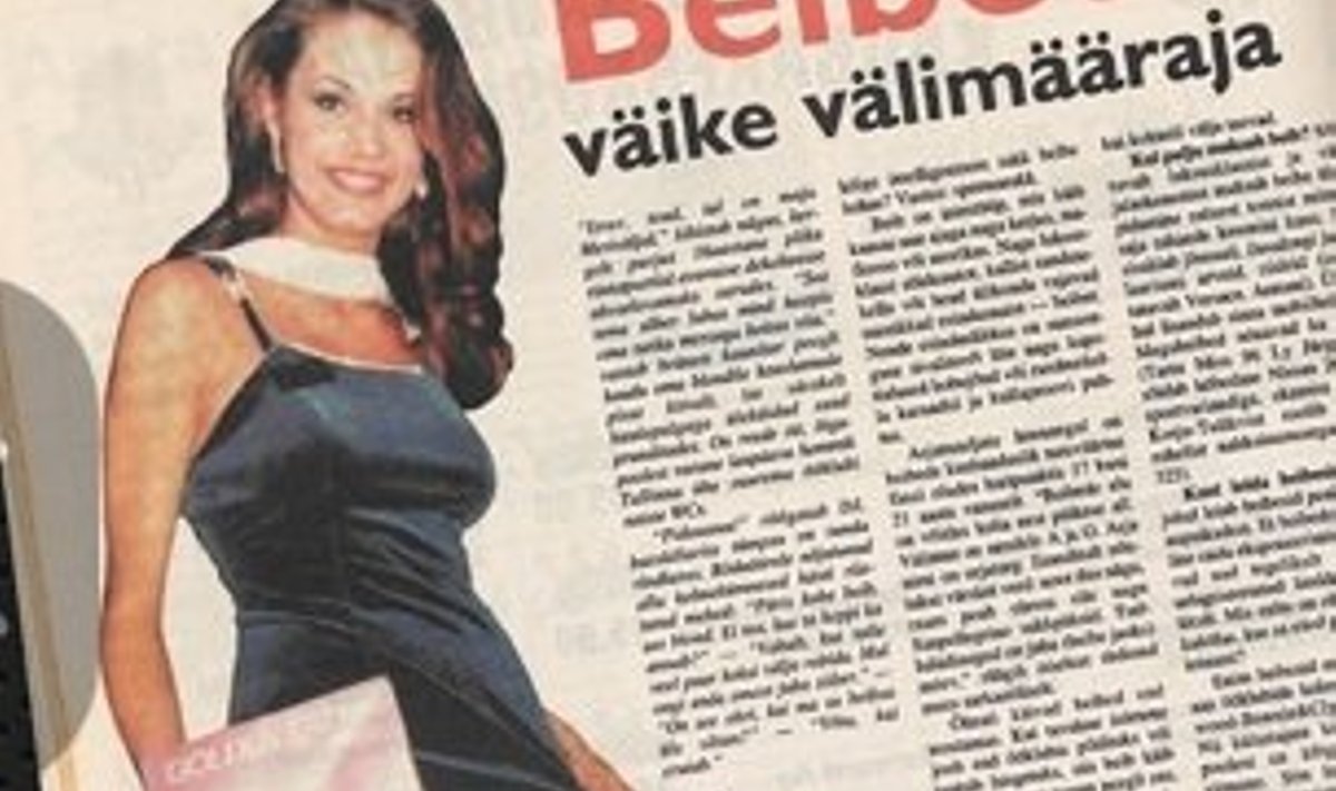 Miss Estonia '96 Helen Mahmastol. Ehkki missid saavutavad oma positsiooni tänu välimusele, on edukad modellid harva beibed. 