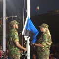 FOTOD: Eesti lipu heiskamine Kanteri medalitseremoonial