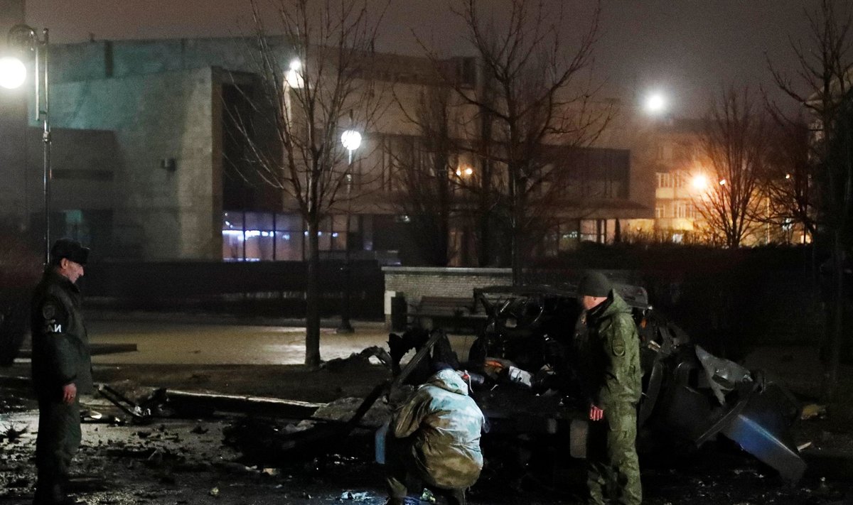 USA välisministeeriumi sõnul on Donetski autoplahvatus petteoperatsioon