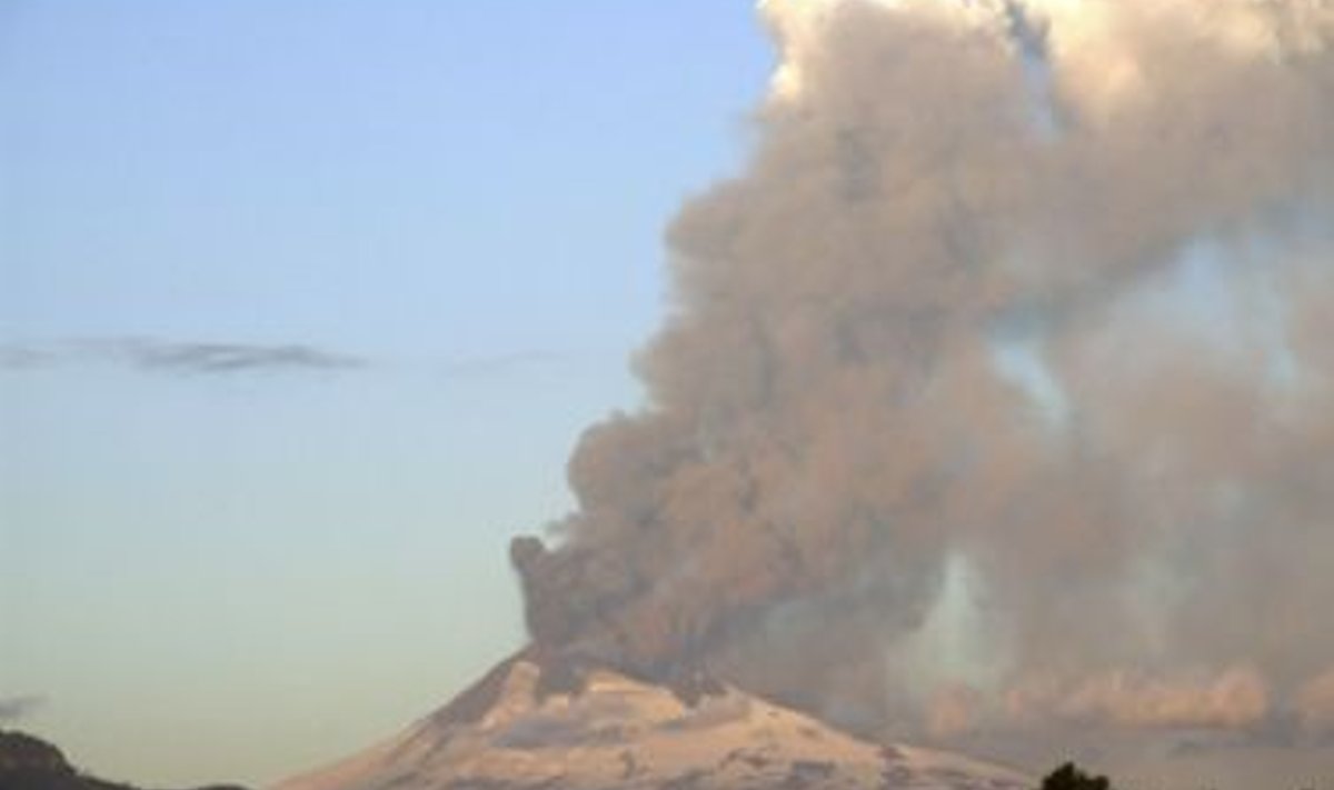 Llaima vulkaan Tšiilis