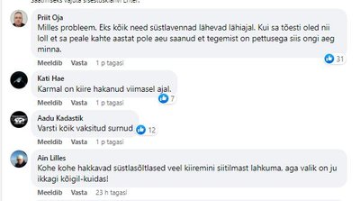 Ka kommentaarid leiavad, et "süstitud" surevadki ära.