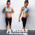 FOTOD: Fitness-modelli uskumatu füüsiline vorm ei reeda esmapilgul kuidagi naise rasedust