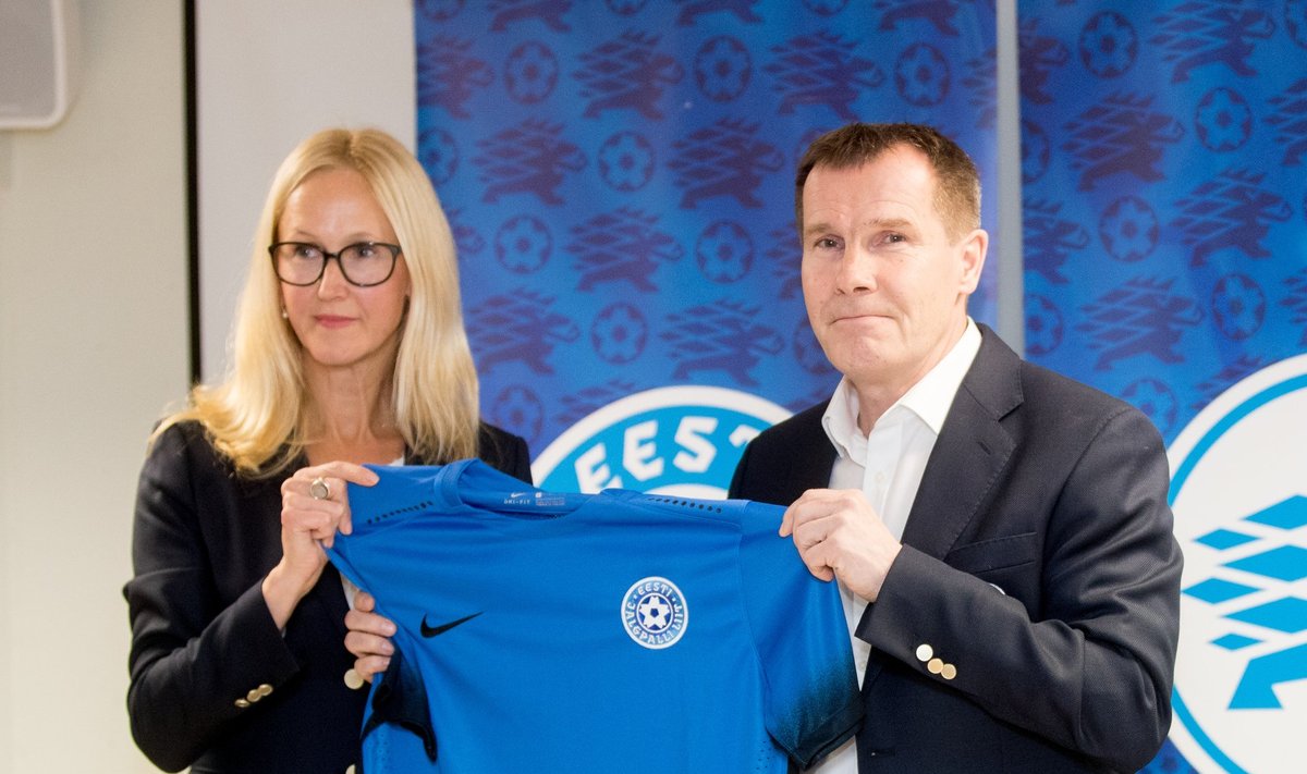 Eesti naiste jalgpallikoondise uue peatreeneri pressikonverents