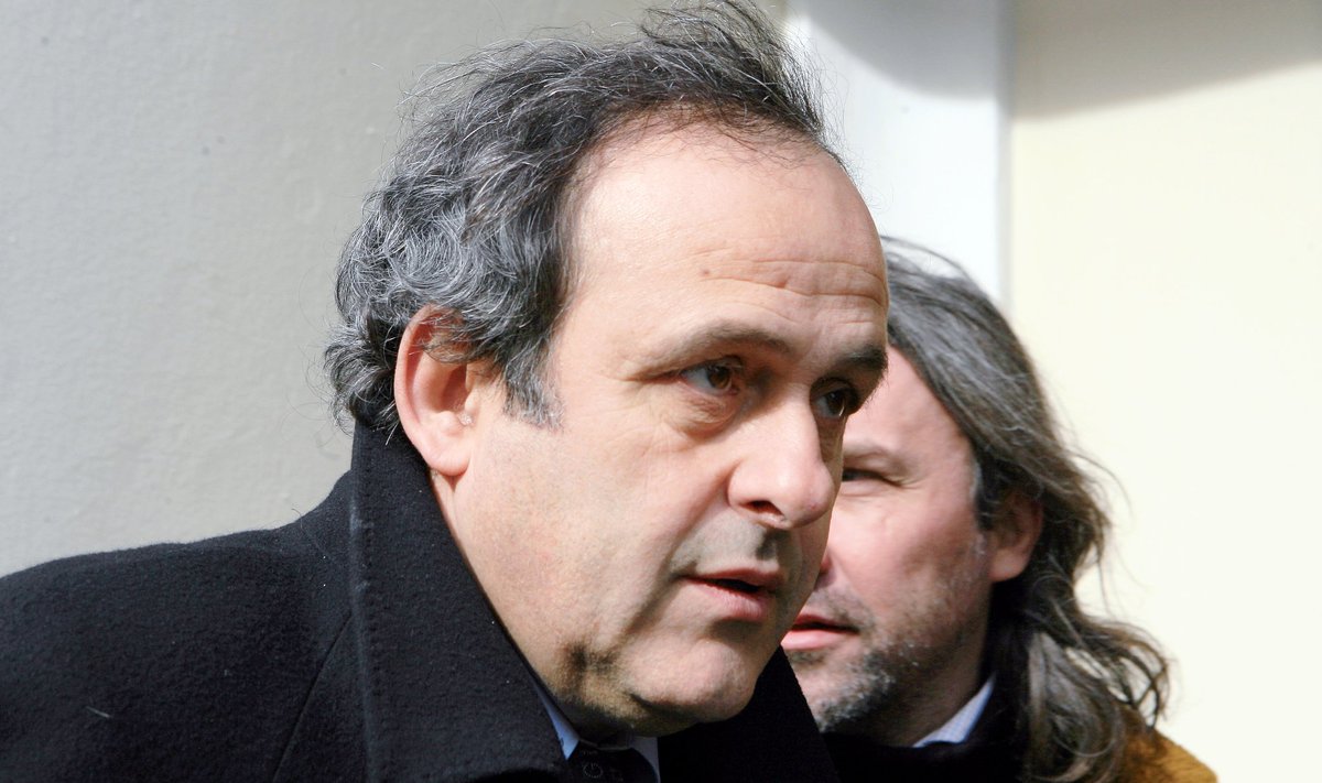 Michel Platini ja Aivar Pohlak.