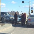 ФОТО: Пенсионерка Валентина из Ласнамяэ вновь попала в аварию, в тот же день в ее машине разбили стекло