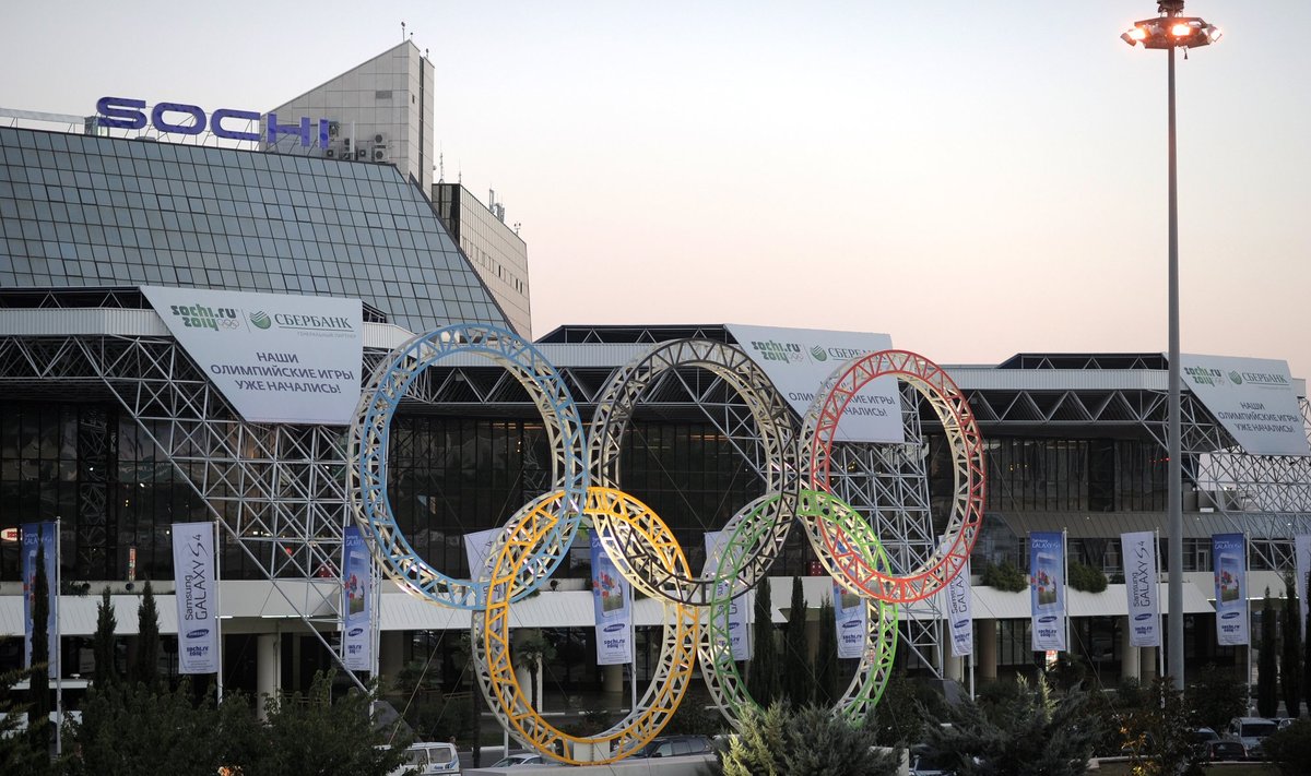 Olympic symbols in Sochi