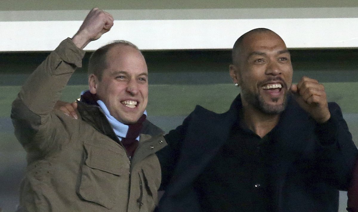 Prints William ja endine Aston Villa mängija John Carew