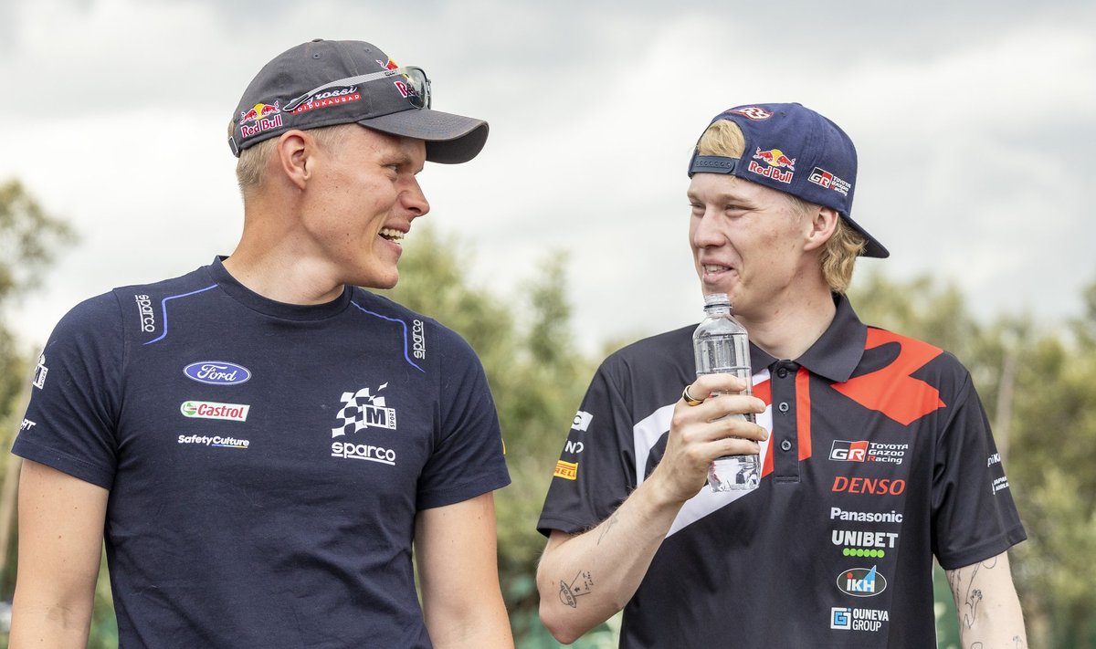 Ott Tänak ja Kalle Rovanperä