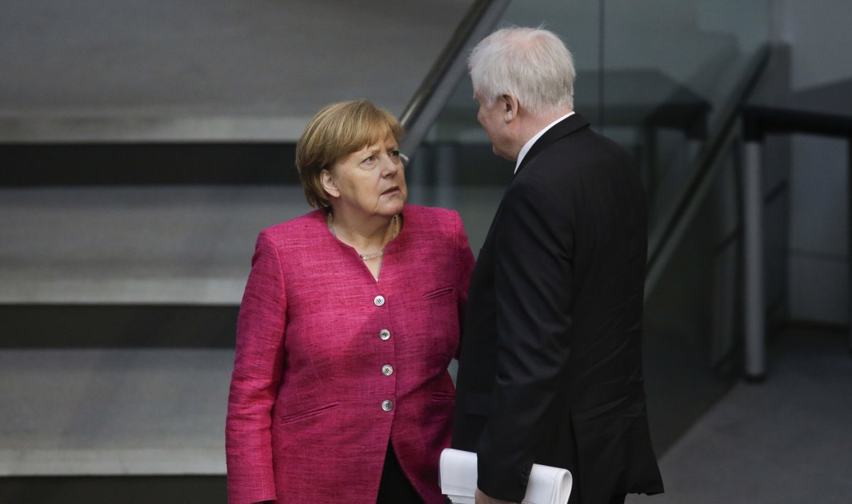 Angela Merkel ja Horst Seehofer