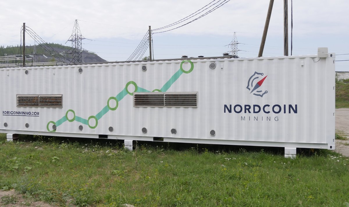 NordCoin Miningu konteiner