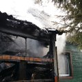 ФОТО: В Нымме побежавший в горящий дом за вещами молодой человек получил ожоги