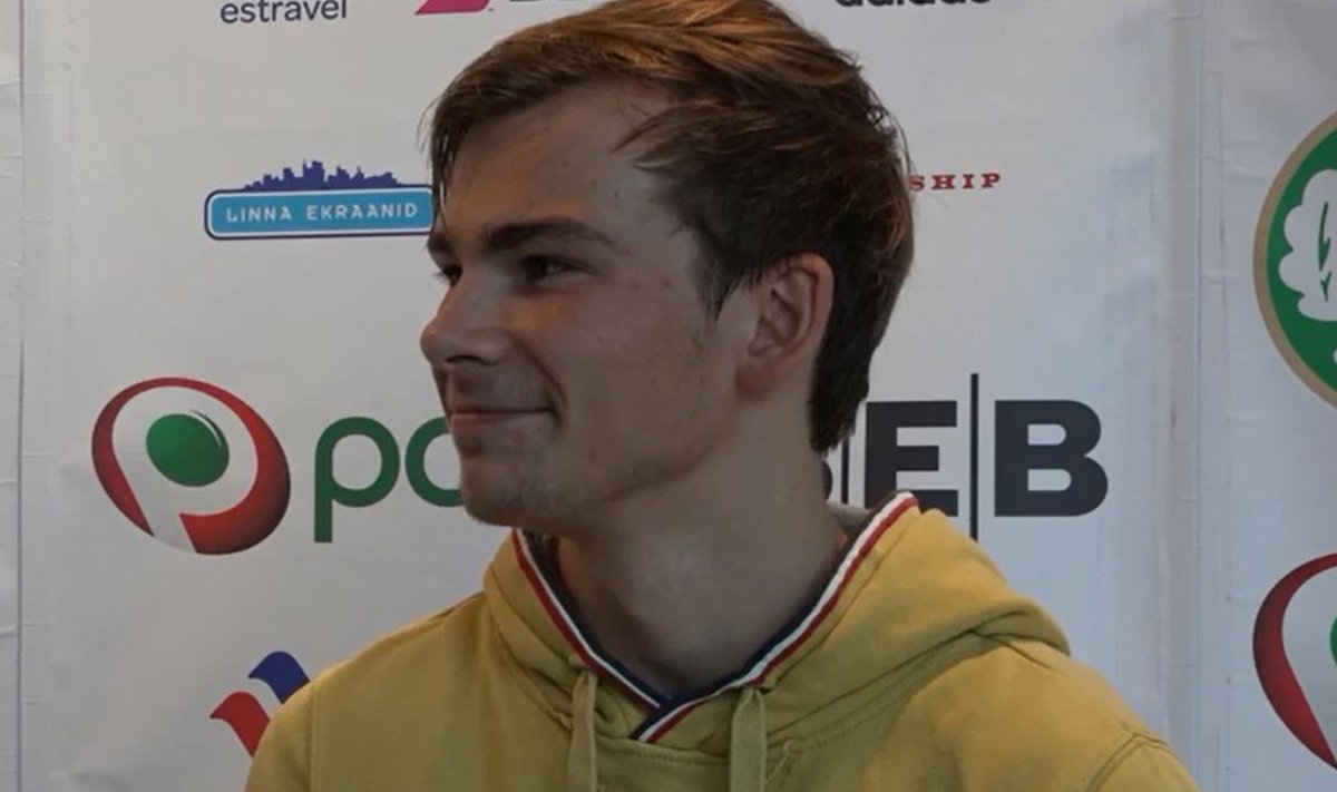 Mattias Siimar mängujärgsel intervjuul