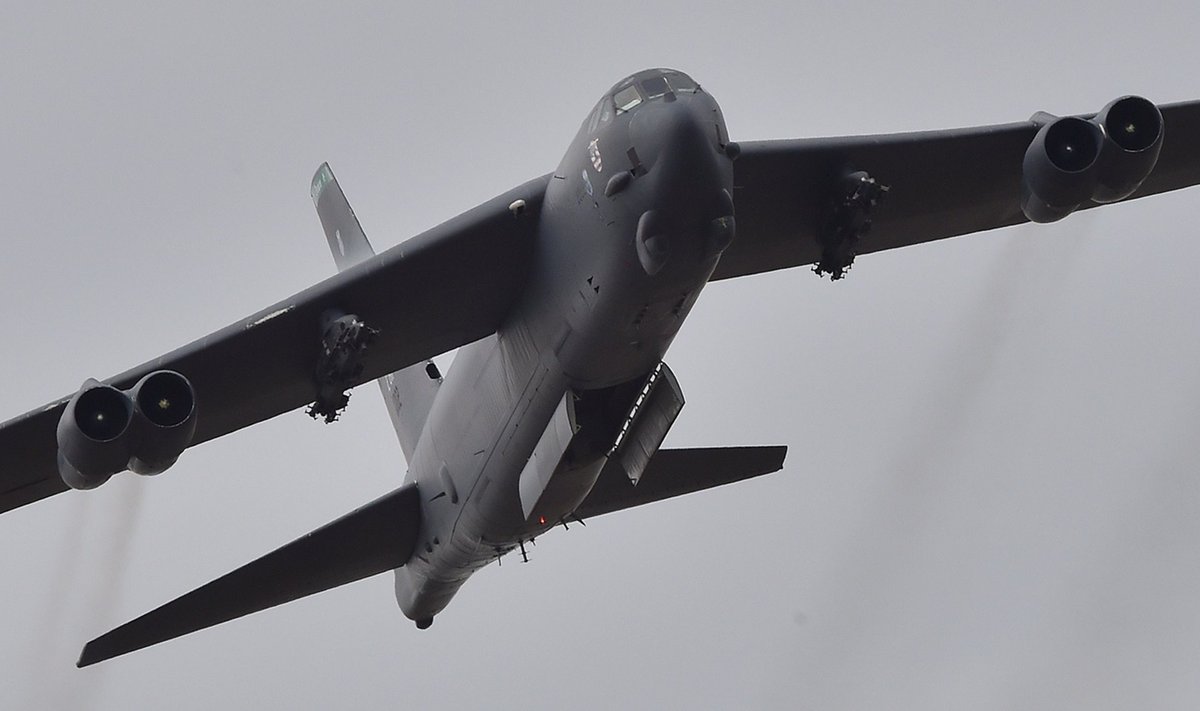 Järgmisel nädalal võib Eesti taevas näha strateegilist reaktiivpommituslennukit B-52.