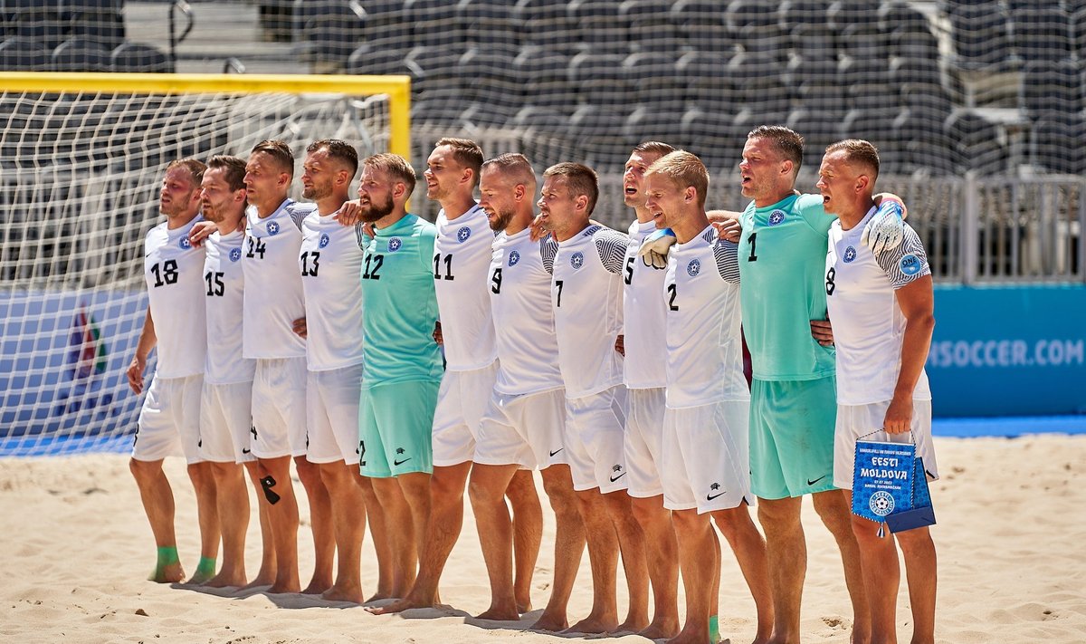 Eesti rannajalgpallikoondis osaleb Euroliiga superfinaalis.