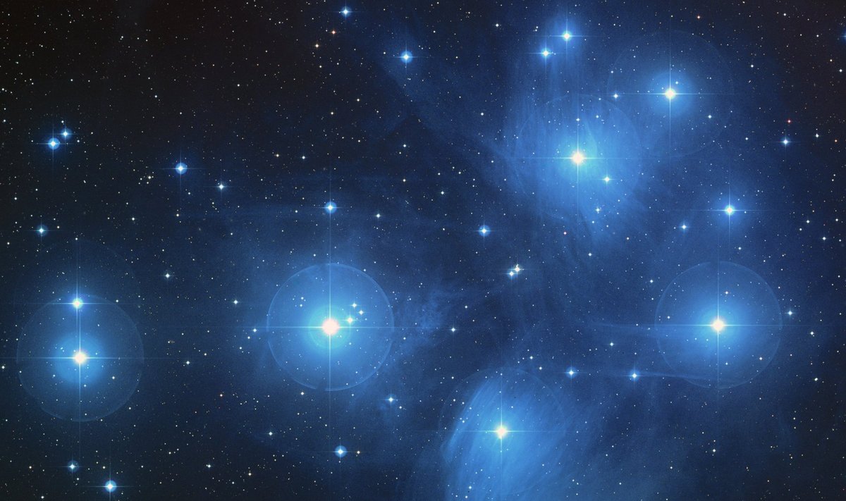 Tähtede hajusparv, mille tõelisest olemusest saab aimu vaid läbi teleskoobi vaadates.