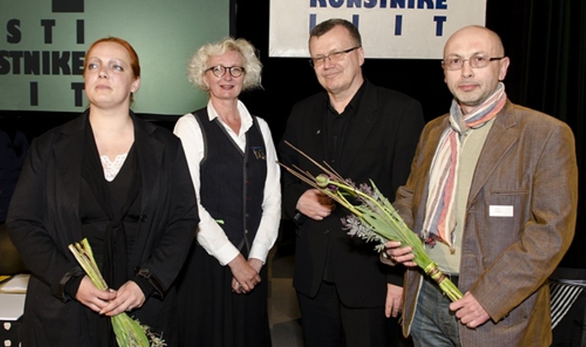 Vasakult: Elin Kard, Anu Kalm, Jaan Elken, Vano Allsalu 