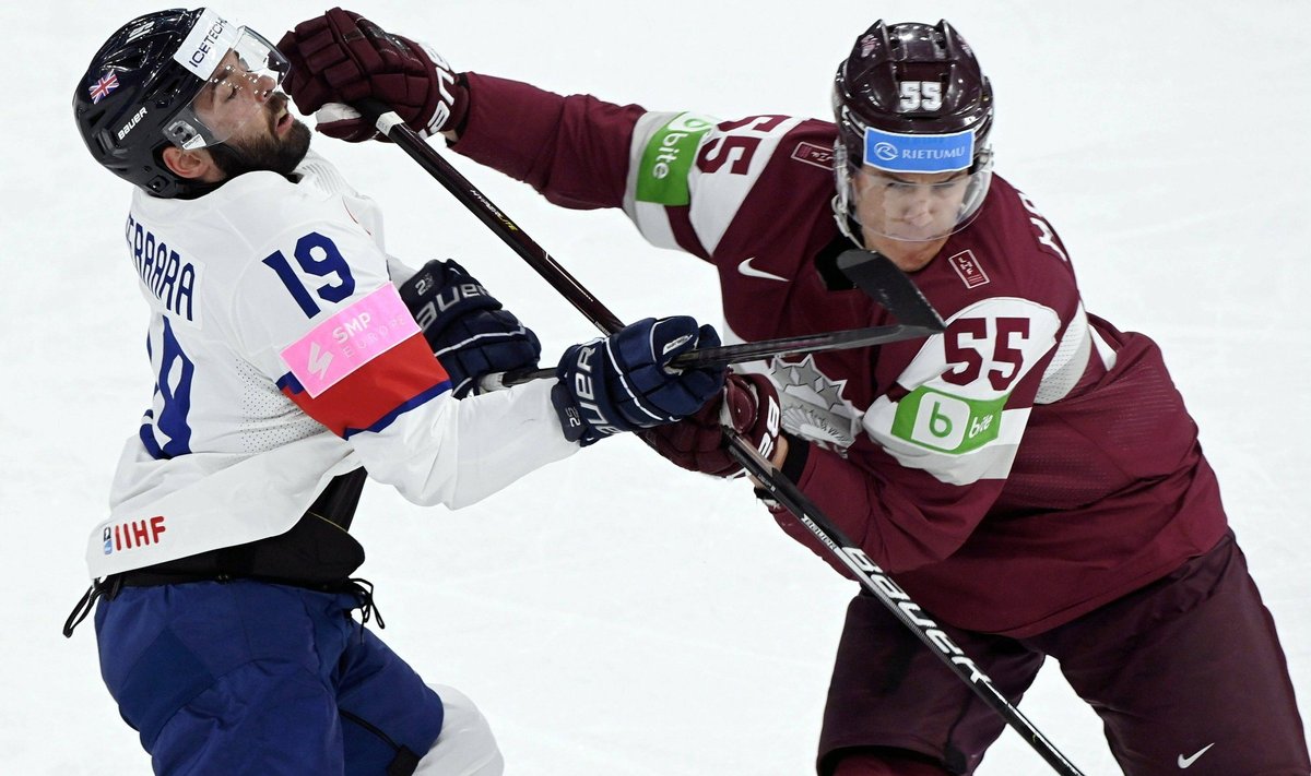 Läti teenis jäähoki MM-il kolmanda võidu - Delfi Sport