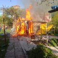 ФОТО | В Вирумаа в один день сгорели две бани. Одна из них - в Нарве