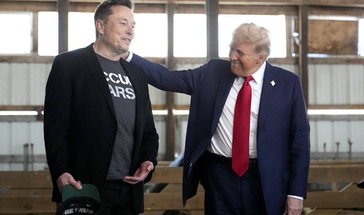 Tehnoloogia miljardärist Elon Musk toetab USA presidendivalimistel Trumpi kandidatuuri