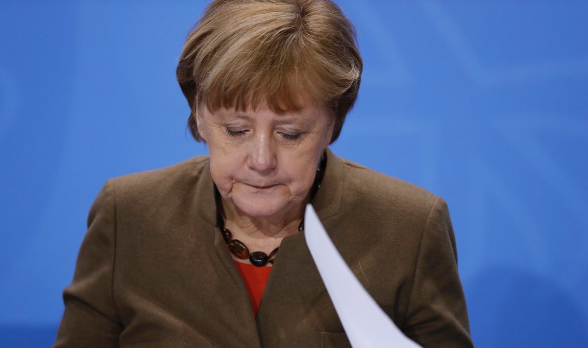 Merkel 14. aprilli pressikonverentsil