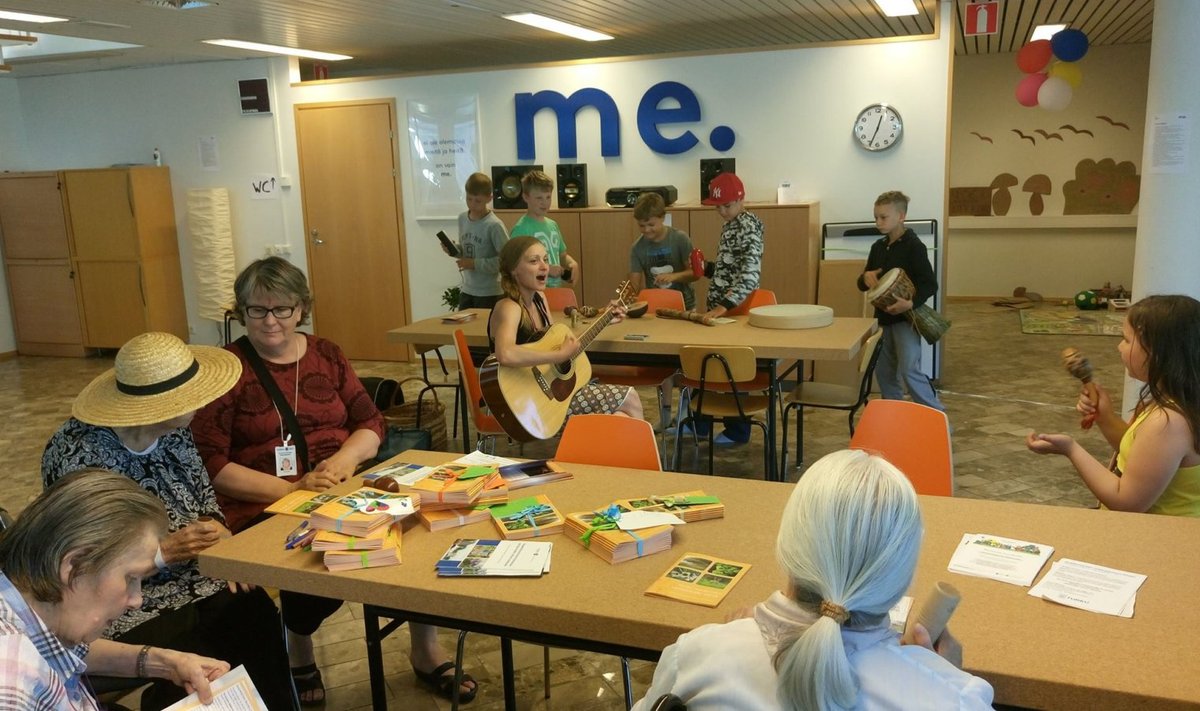 Soome miljonäride loodud Me -fondi seltsimajad pakuvad tegevust vanadele ja noortele.