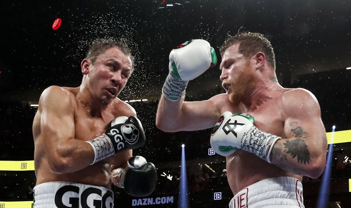 Gennadi Golovkin ja Canelo Alvarez.