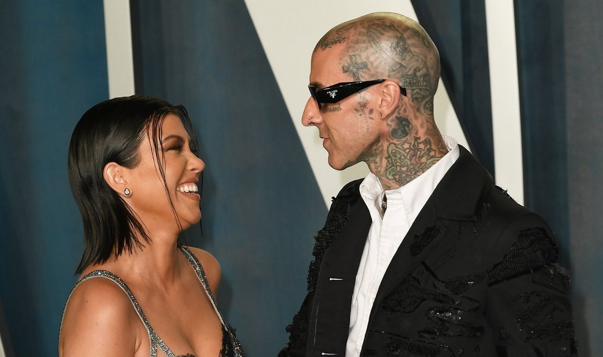 Kourtney Kardashian ja Travis Barker.
