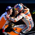 FOTOD JA VIDEO | Marquez võitis 24-aastaselt neljanda MotoGP tiitli, Dovizioso katkestas
