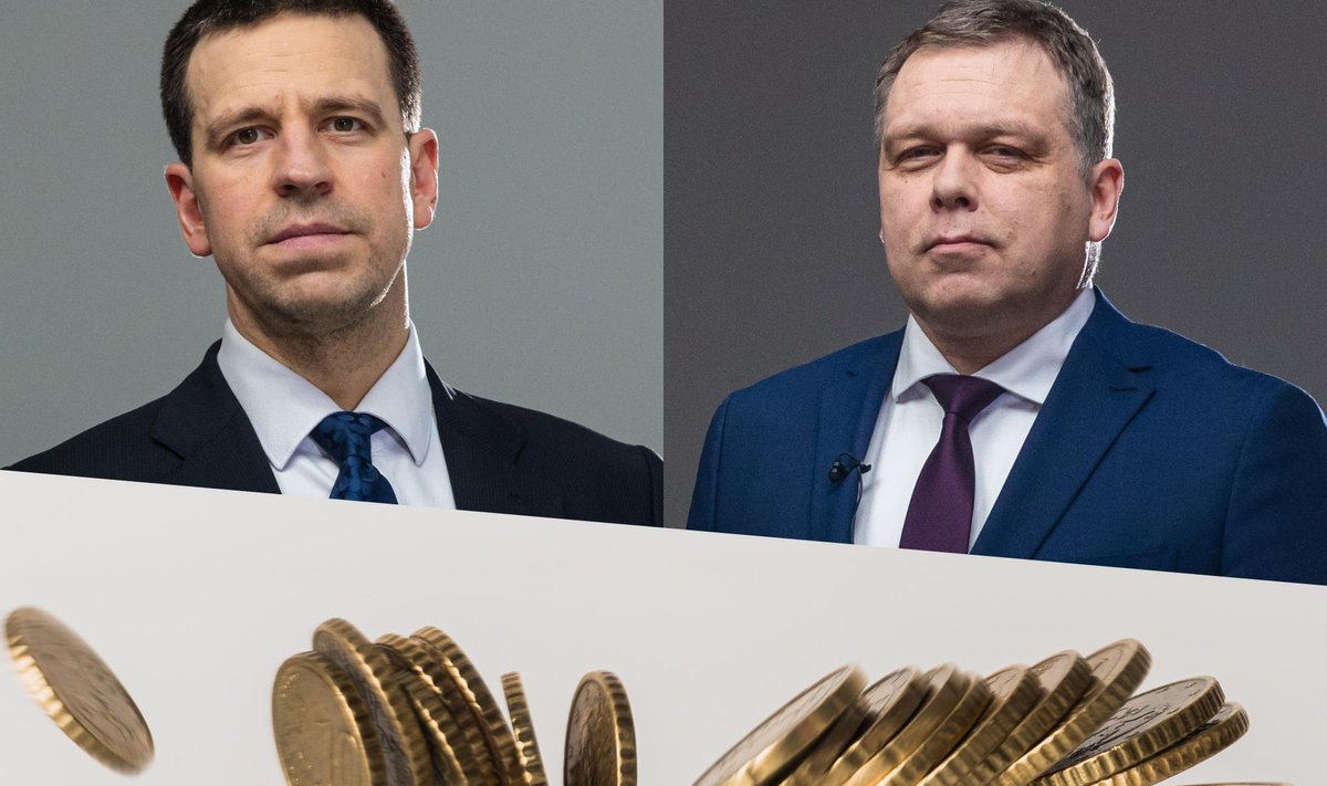 Vasakul Jüri Ratas, paremal Lauri Hussar