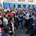 FOTOD ja VIDEO: Budapestis suleti ajutiselt pagulaste tõttu peamine rahvusvaheline raudteejaam