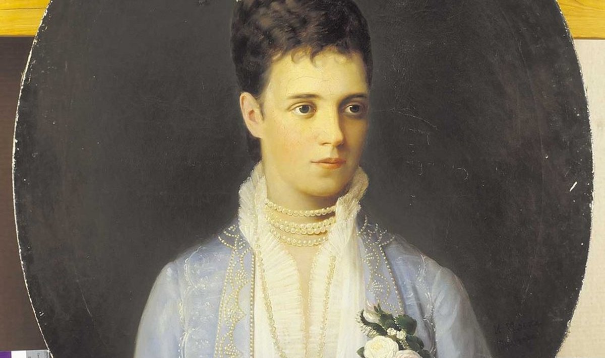 Keisrinna Maria Fjodorovna portree, Johann Köler, 1881–1882, Eesti kunstimuuseum (Foto: EKM)