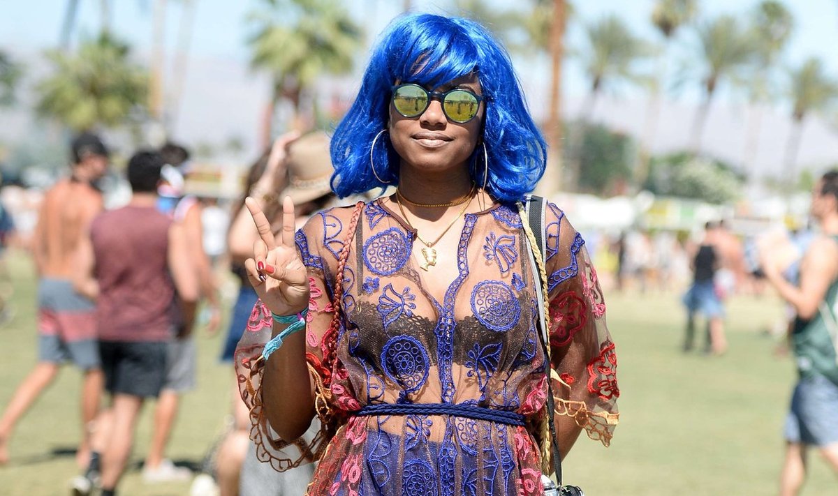 Mood on üks osa eneseväljendusest – too oma isikupära esile! Stiilinäide maailmakuulsalt Coachella festivalilt Californias.
