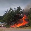 VIDEO | Vaata, kuidas süütust grillimisest saab viie sekundiga metsik tuleõnnetus