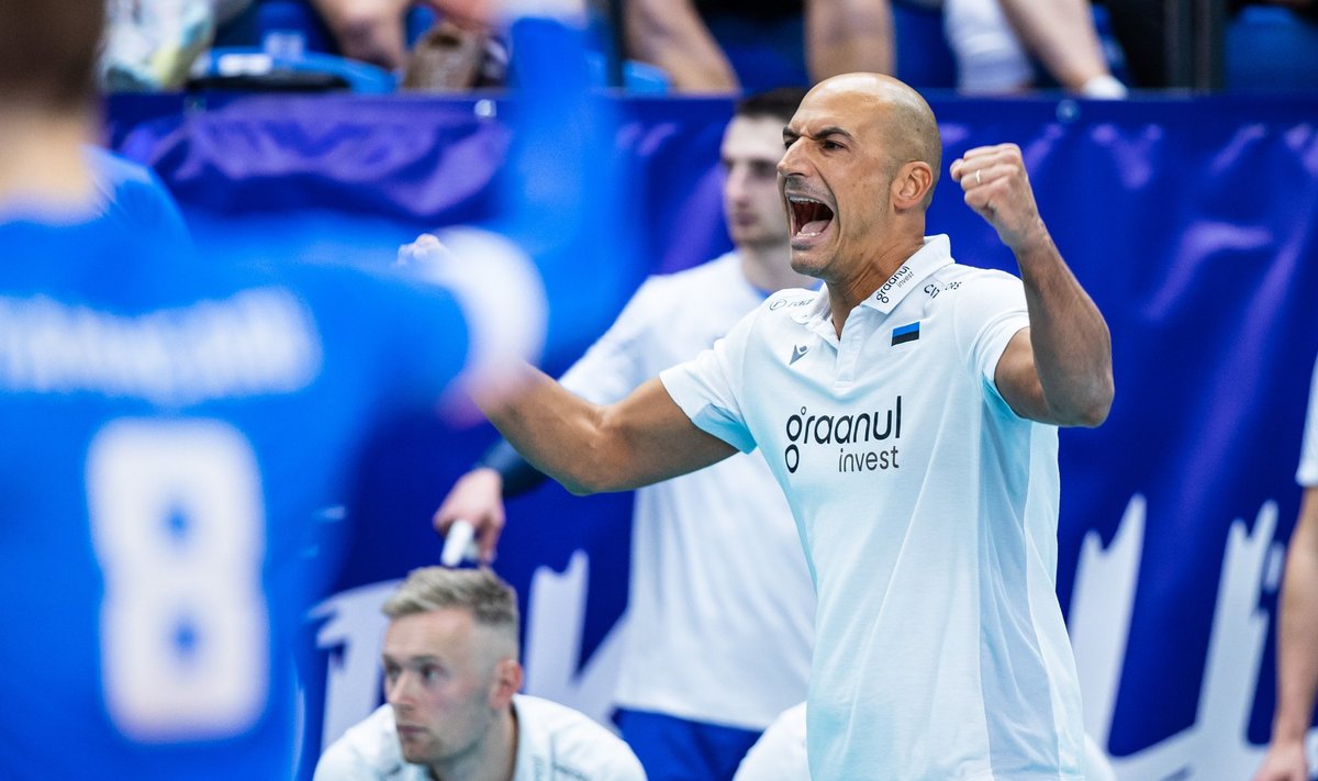 Võrkpall Eesti vs Belgia 07.08.2022