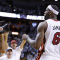 VIDEO: Heat võitis LeBron Jamesi lisaaja lõpusekundiviskest