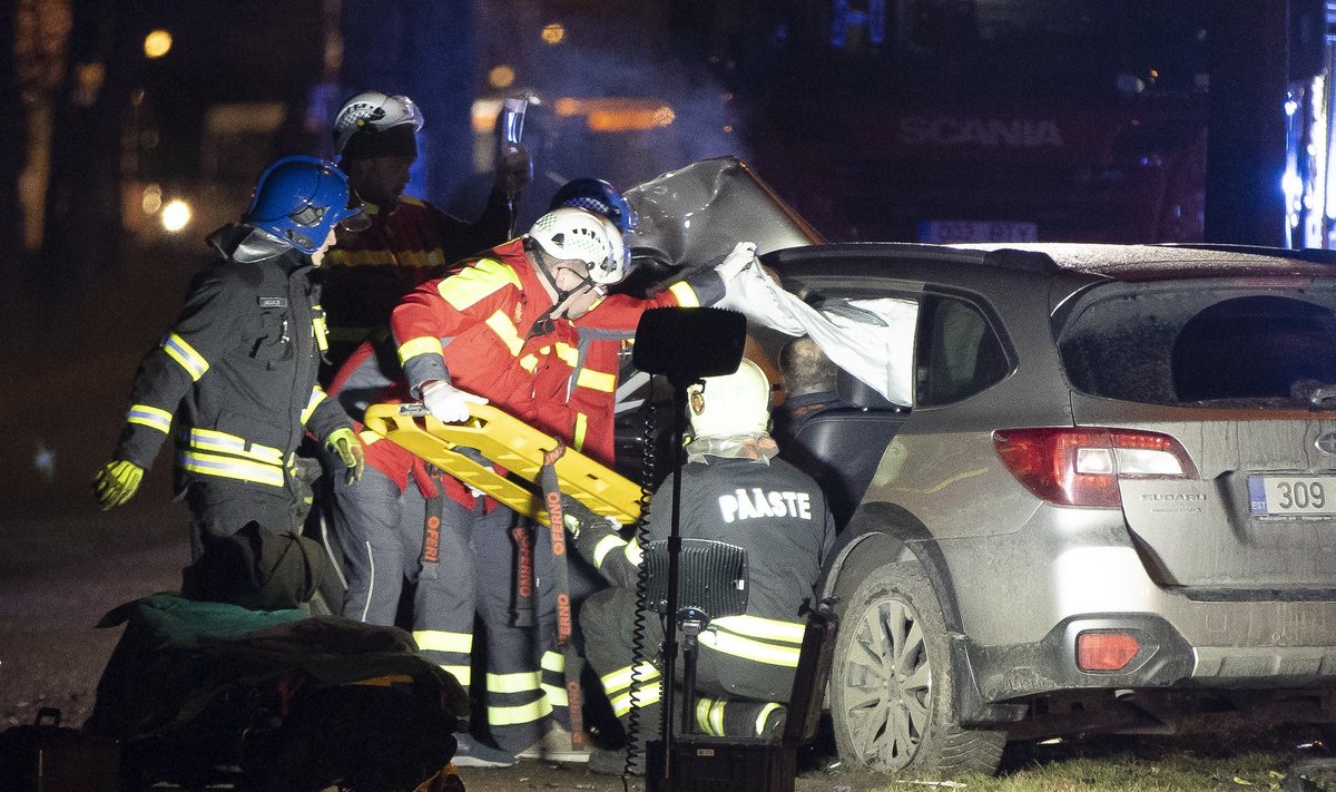 Liiklusõnnetus Pirital 12.02.2020