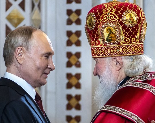 Patriarh Kirill nimetas Putinit heaks, targaks ja südamlikuks inimeseks