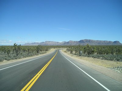 Route 66 Mojave kõrbes.
