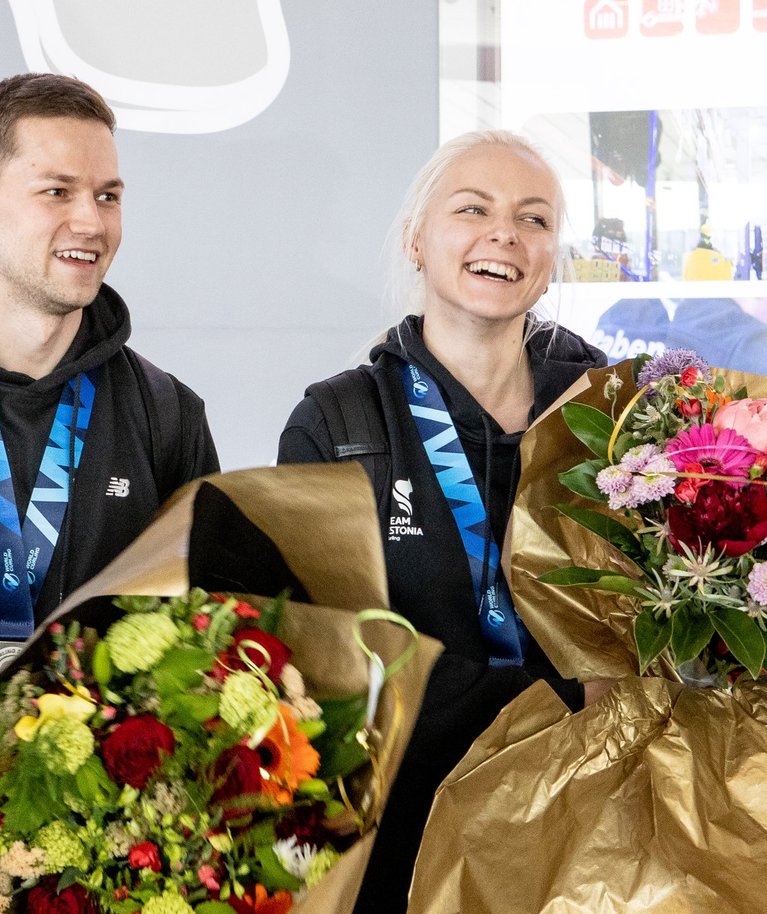 Harri Lill ja Marie Kaldvee. Kes võinuks arvata, et kurlingust saab Eesti talispordi paraadala?