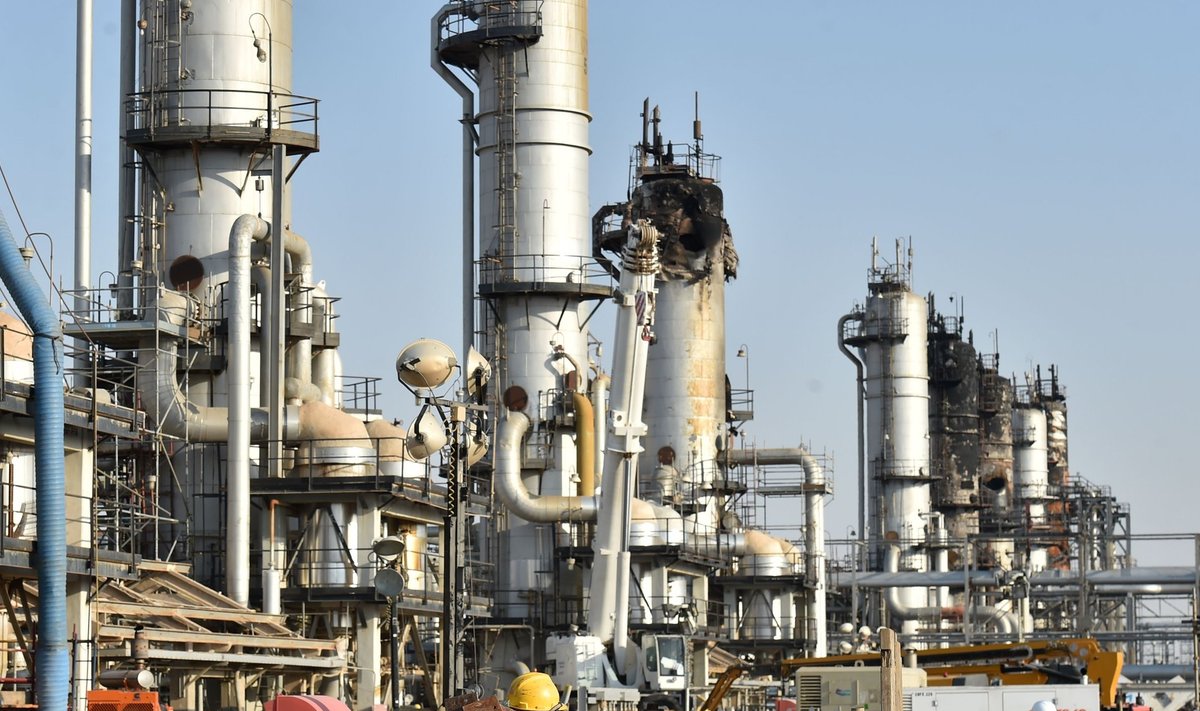 Naftatootmine Saudi Araabias.