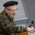 ФОТО и ВИДЕО: Жириновский пришел на заседание Госдумы в военной форме