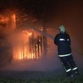 Tartumaal Vahi külas hävis tules puidutööstus