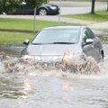 ФОТО И ВИДЕО: Проливные дожди превратили Тарту в эстонскую Венецию