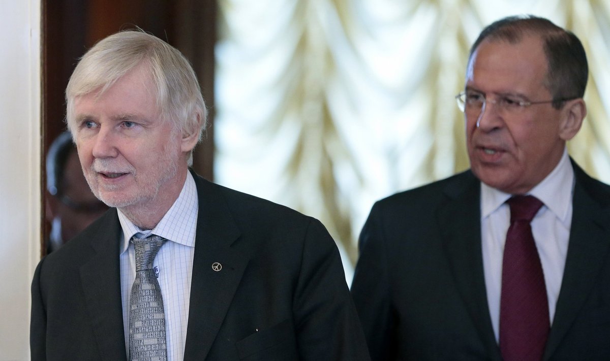 Välisministrid Erkki Tuomioja ja Sergei Lavrov