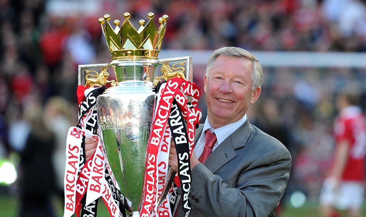 Sir Alex Ferguson tüüris Manchester Unitedi 13 korda Inglismaa meistriks.