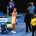 Ivanovici treener ja Murray äi kukkus Australian Openil kokku
