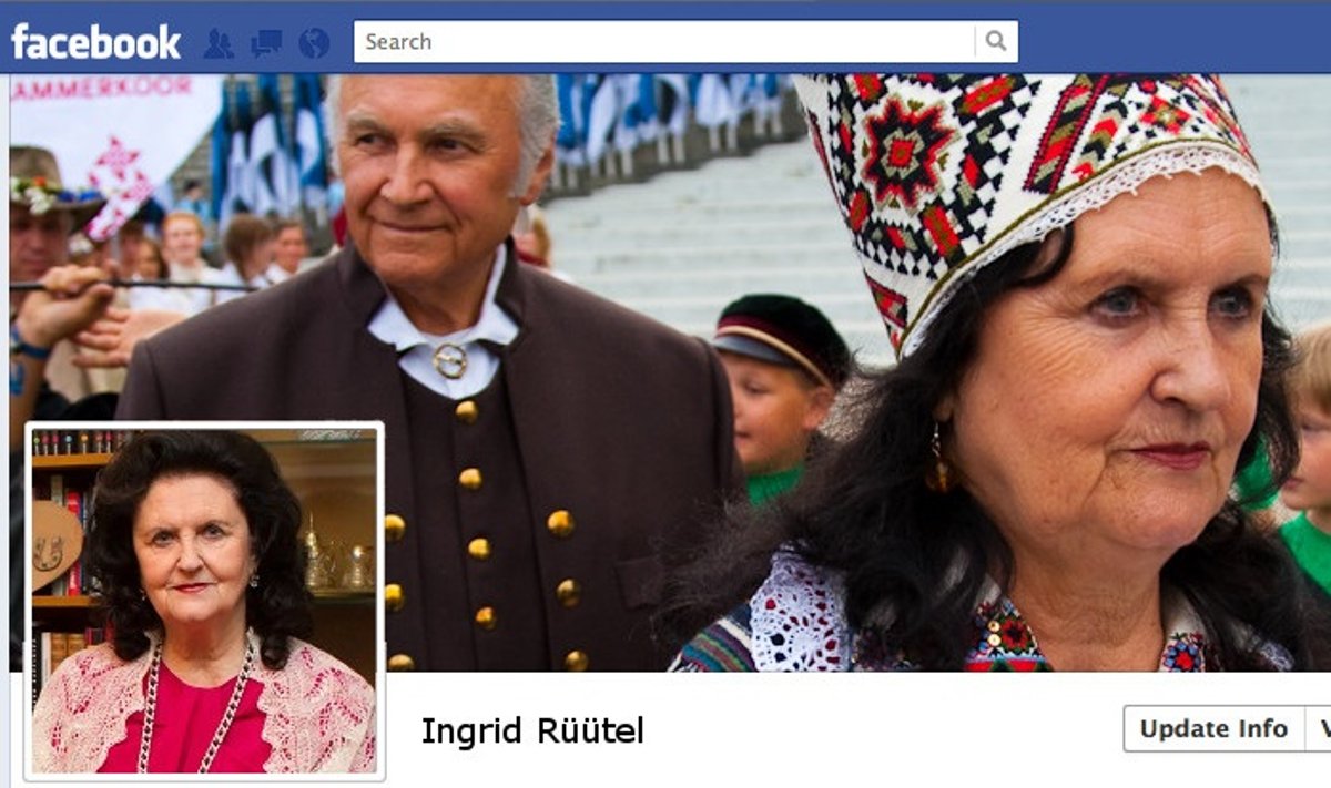 Üks võimalik variant Ingrid Rüütli Facebooki profiilist.