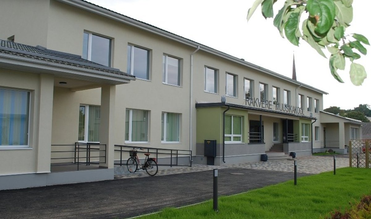 Rakvere linna kõige energiasäästlikum hoone, Rakvere muusikakooli maja pärast renoveerimist.