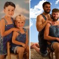 Vahvad FOTOD: Enne ja pärast! Vennad ja õed taaslavastavad vanu fotosid